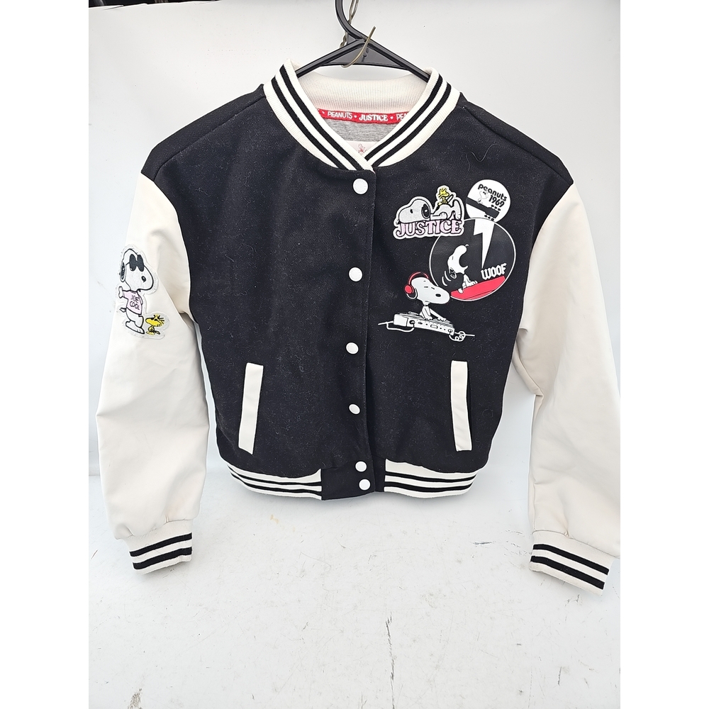 Justice x Peanuts Varsity Jacket